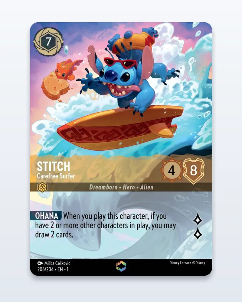 Stitch - Carefree Surfer 206/204 The First Chapter Enchanted – PL – etupuoli