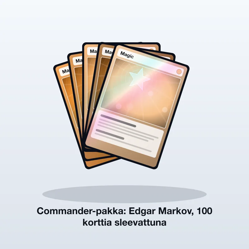 Commander-pakka: Edgar Markov, 100 korttia sleevattuna