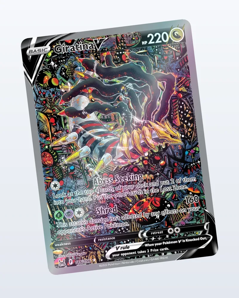 Giratina V – holo valossa