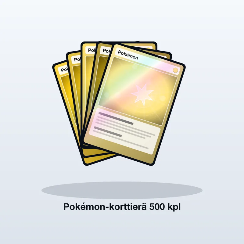 Pokémon-korttierä 500 kpl – commonit ja uncommonit + 20 holoa