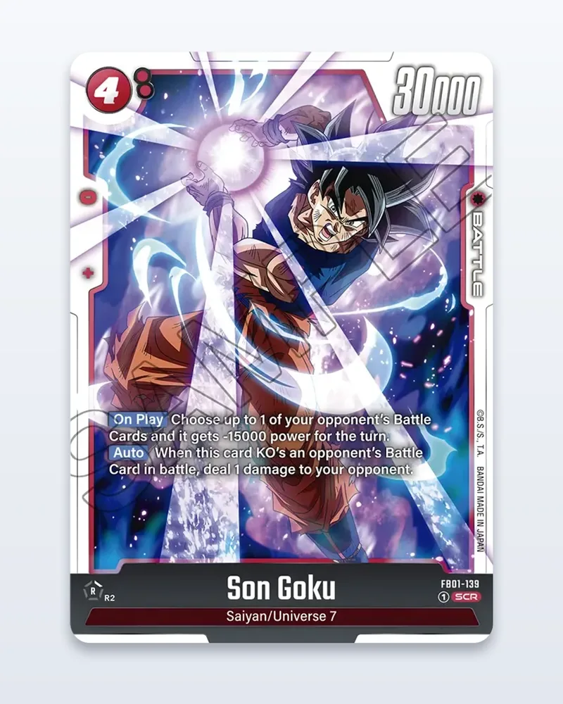 Son Goku (SCR) – NM – etupuoli