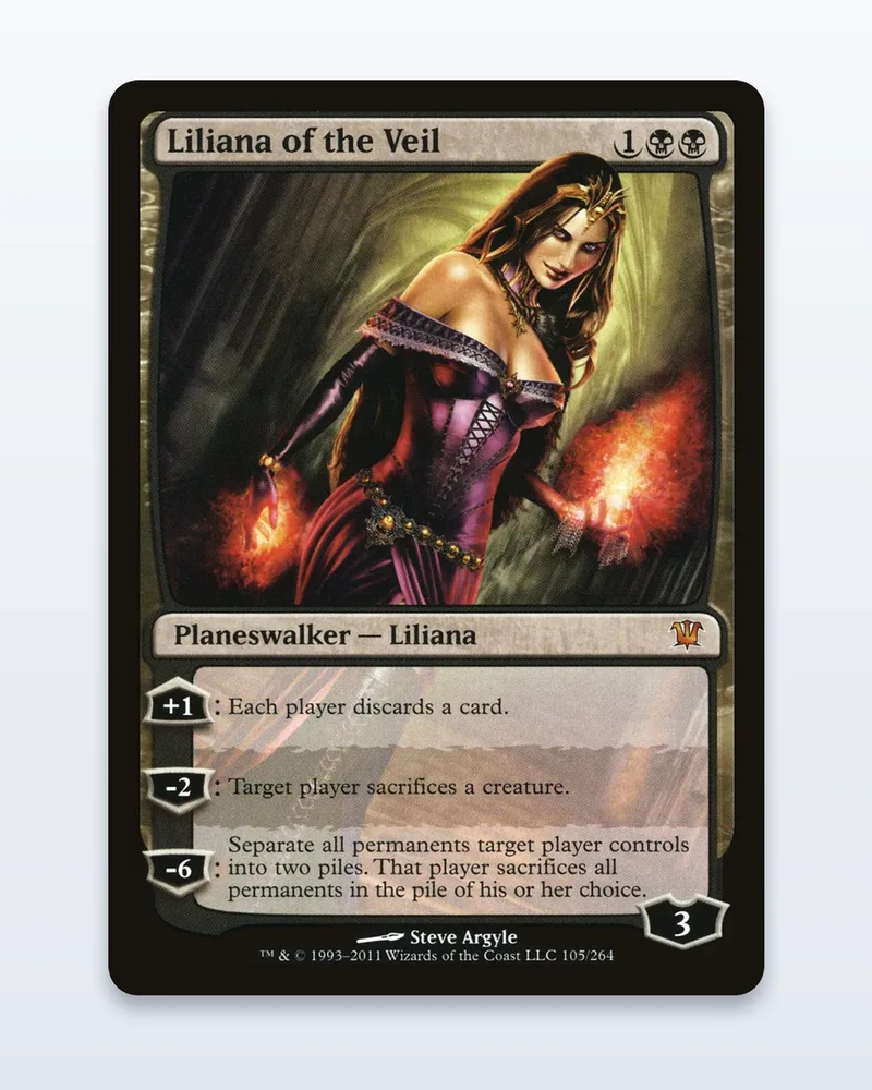 Liliana of the Veil Innistrad – NM – etupuoli