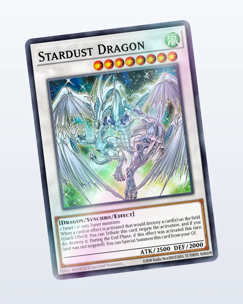 Stardust Dragon – holo valossa