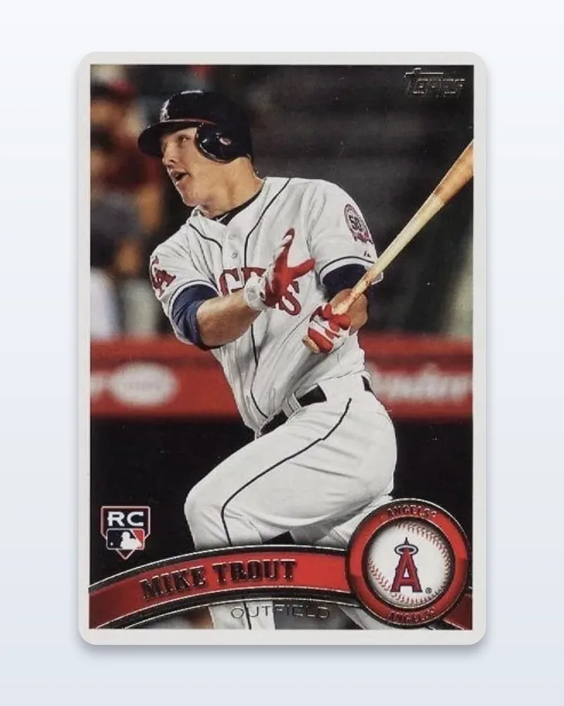 Mike Trout 2011 Topps Update Rookie #US175 – NM – etupuoli