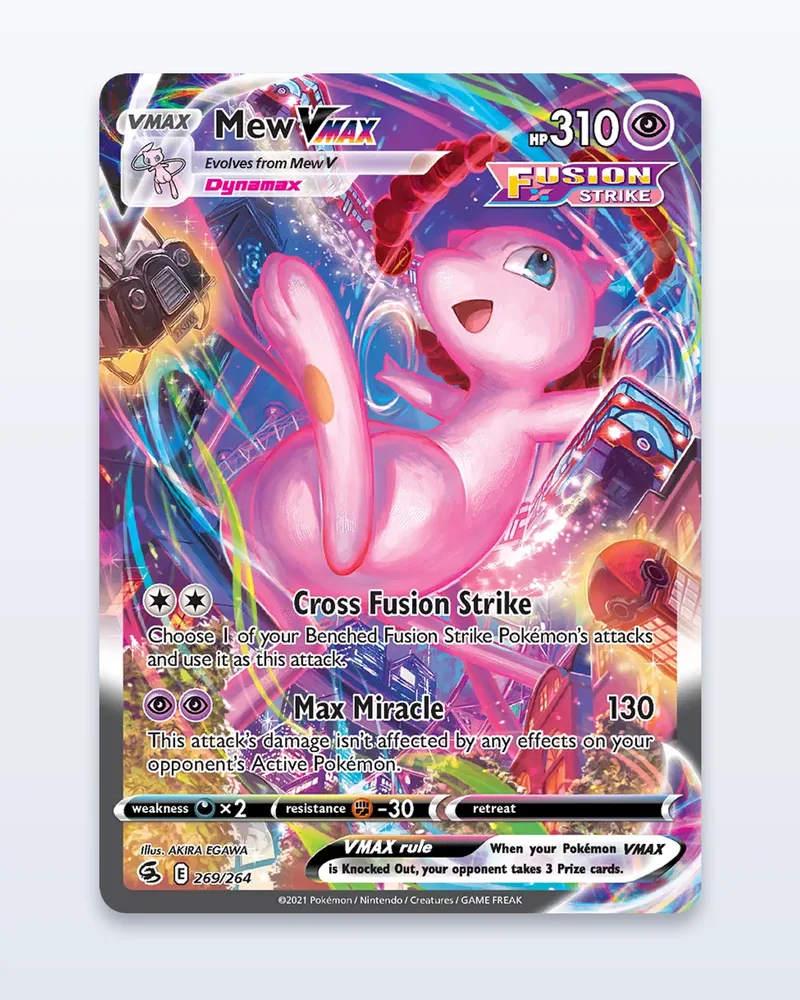 Mew VMAX 269/264 Fusion Strike Alt Art – NM – etupuoli