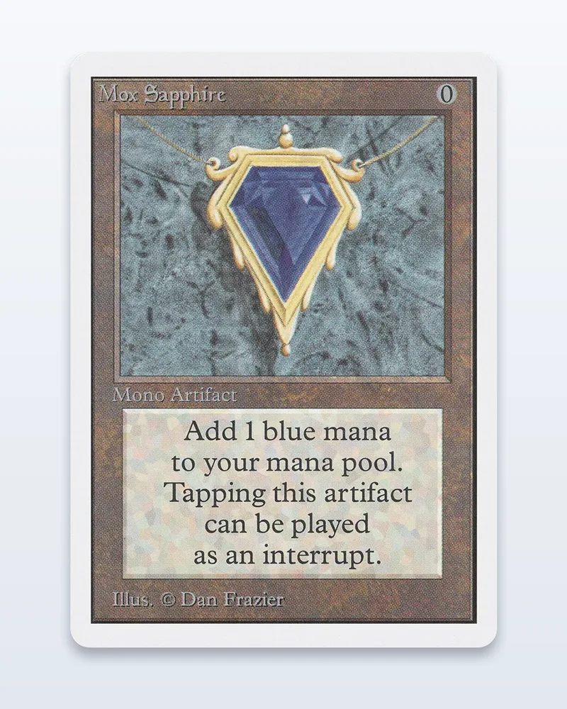 Mox Sapphire (Unlimited) – GD – etupuoli