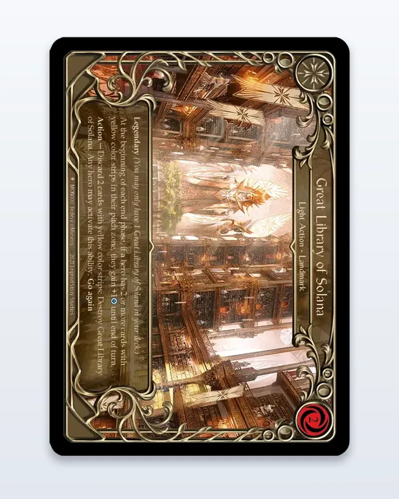 Great Library of Solana MON000 Monarch – NM – etupuoli
