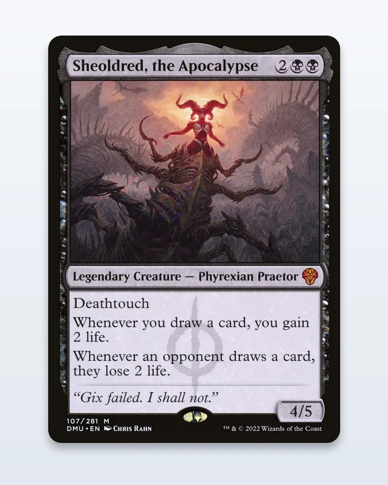 Sheoldred, the Apocalypse Dominaria United – NM – etupuoli