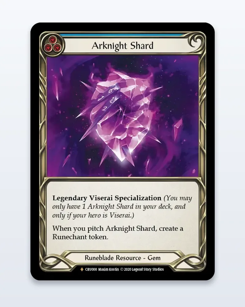 Arknight Shard CRU000 Crucible of War – LP – etupuoli