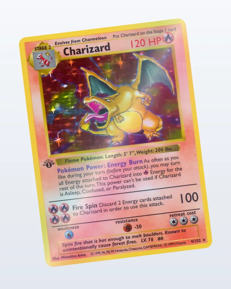 Charizard – holo valossa