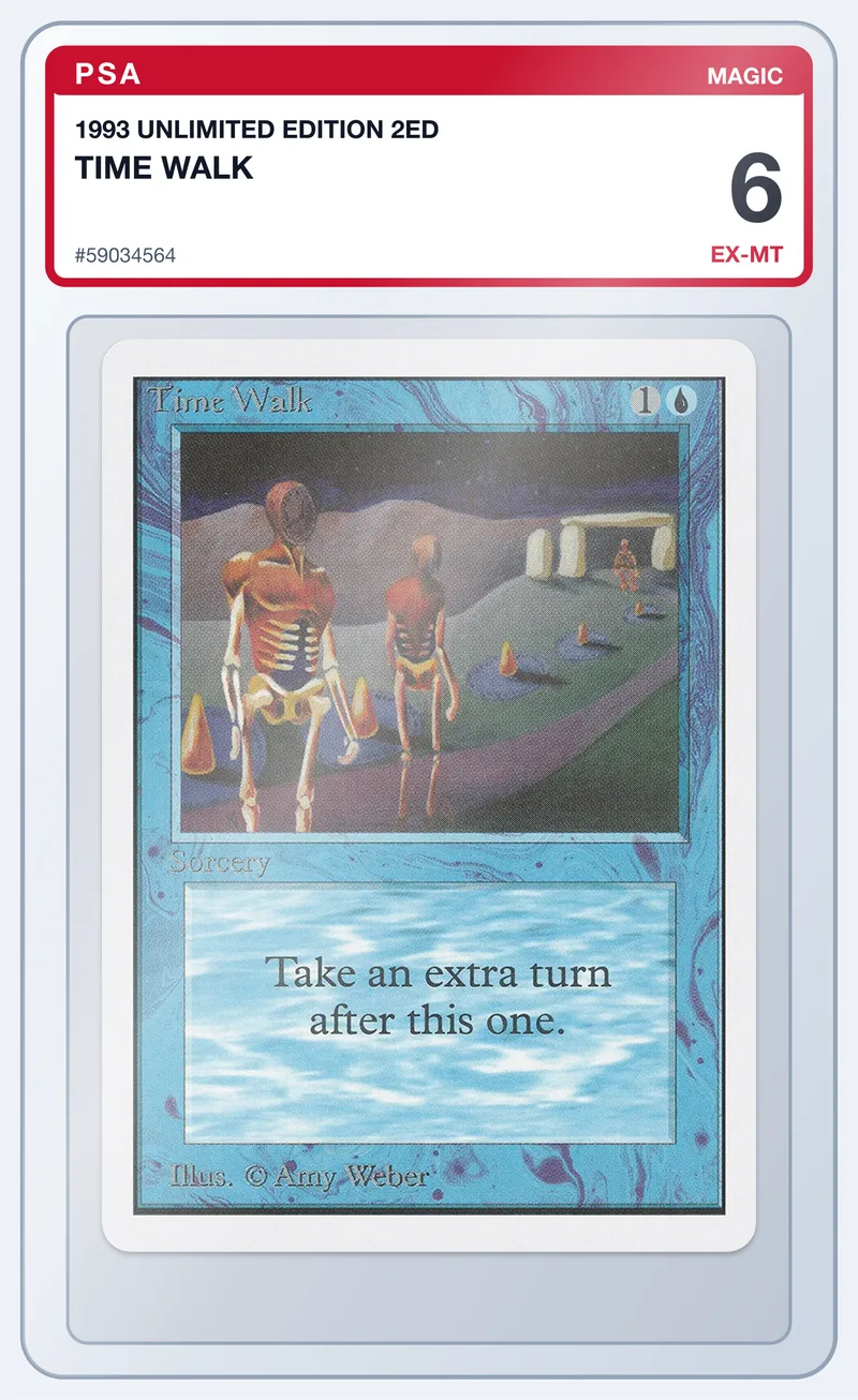 Time Walk (Unlimited) – PSA 6 – slab edestä