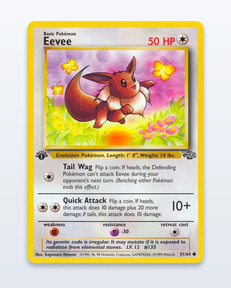 Eevee 51/64 Jungle – NM – etupuoli