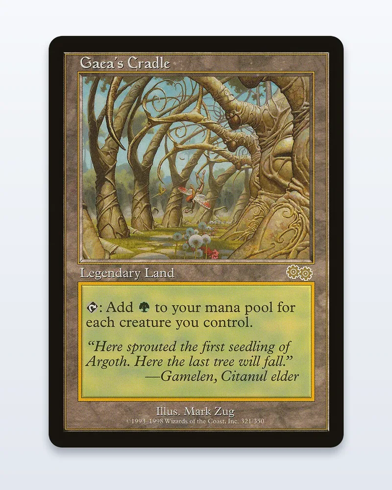 Gaea's Cradle – lähikuva