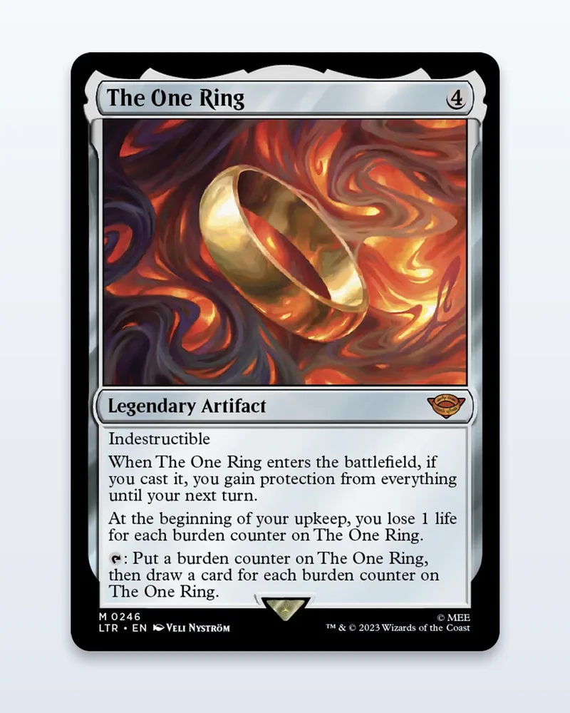 The One Ring The Lord of the Rings: Tales of Middle-earth – NM – etupuoli