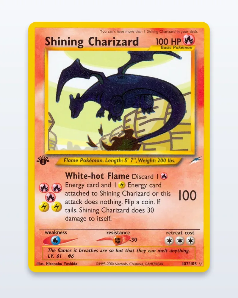 Shining Charizard – lähikuva