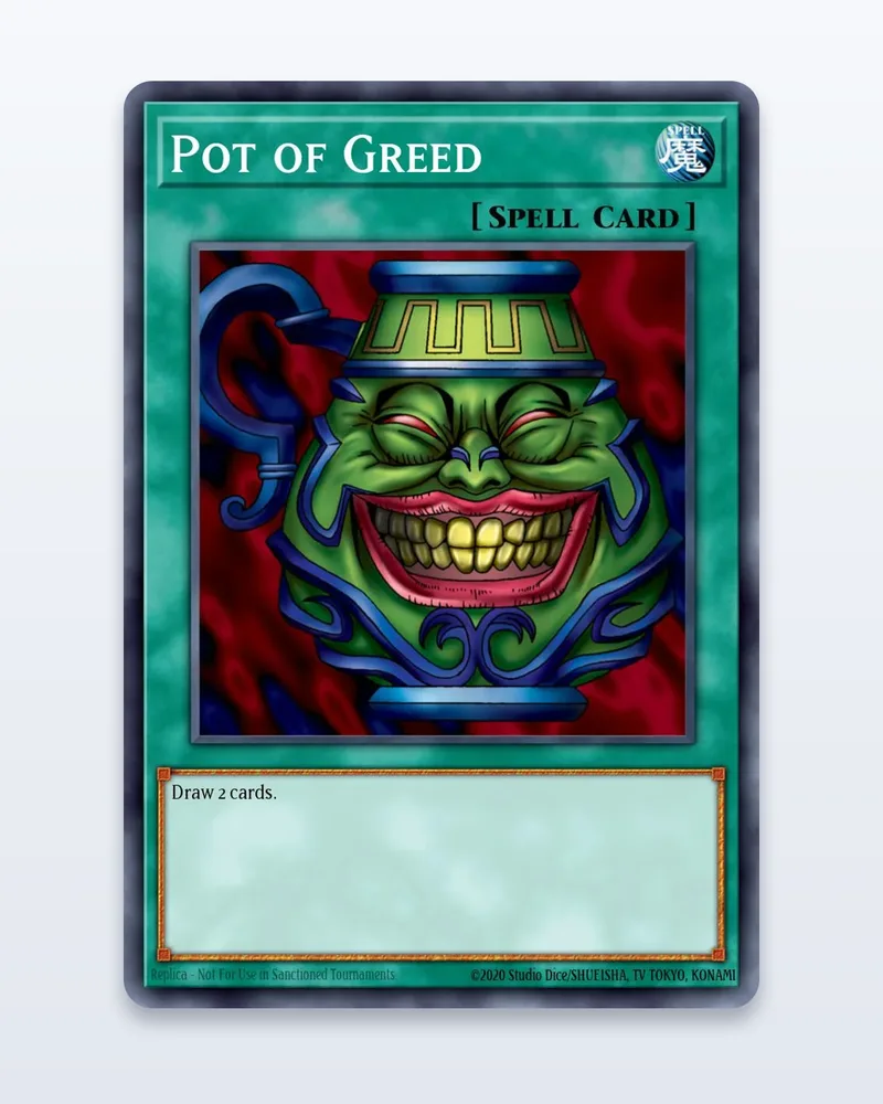 Pot of Greed LOB-119 Legend of Blue Eyes White Dragon – EX – etupuoli