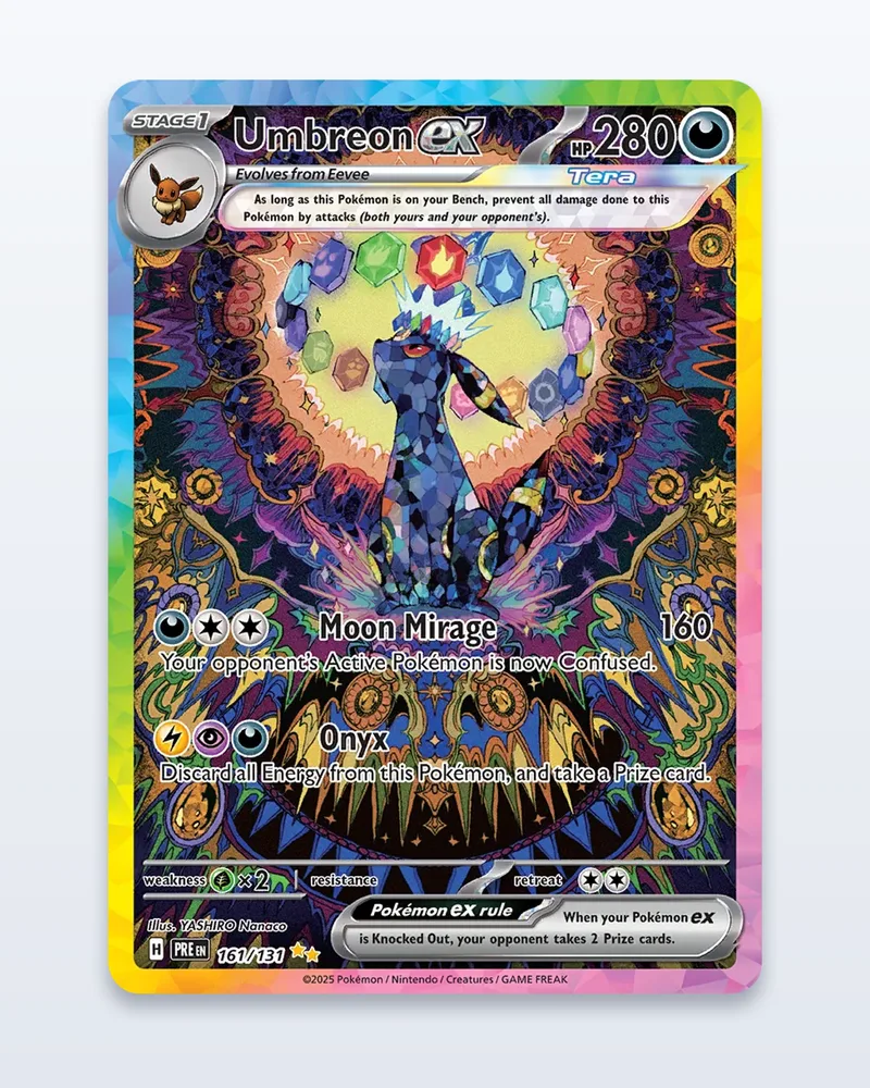 Umbreon ex 161/131 Prismatic Evolutions – EX – etupuoli