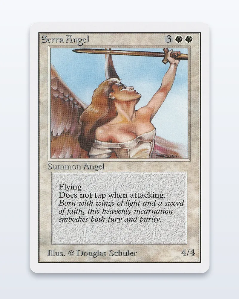 Serra Angel Unlimited Edition – NM – etupuoli
