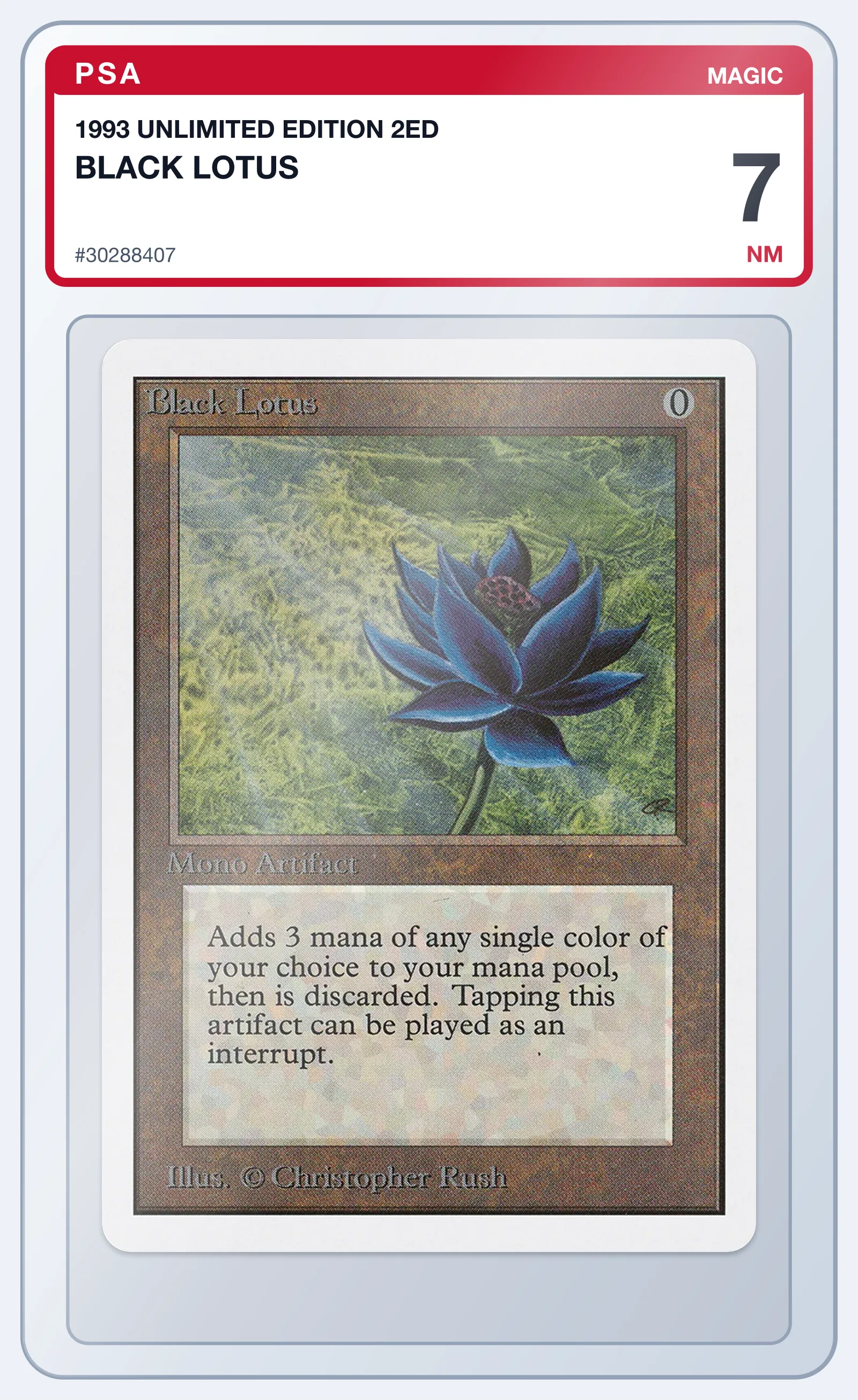 シンプソンBlack Lotus International psa7 Black Lotus (Unlimited) – PSA 7 | KorttiMarket