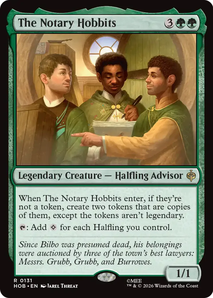 The Notary Hobbits 131 The Hobbit Foil – NM