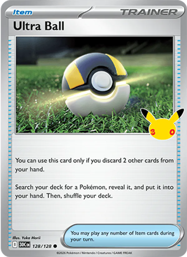 Ultra Ball 128/128 30th Celebration – NM