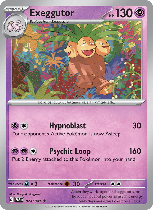 Exeggutor 024/091 Paldean Fates – NM