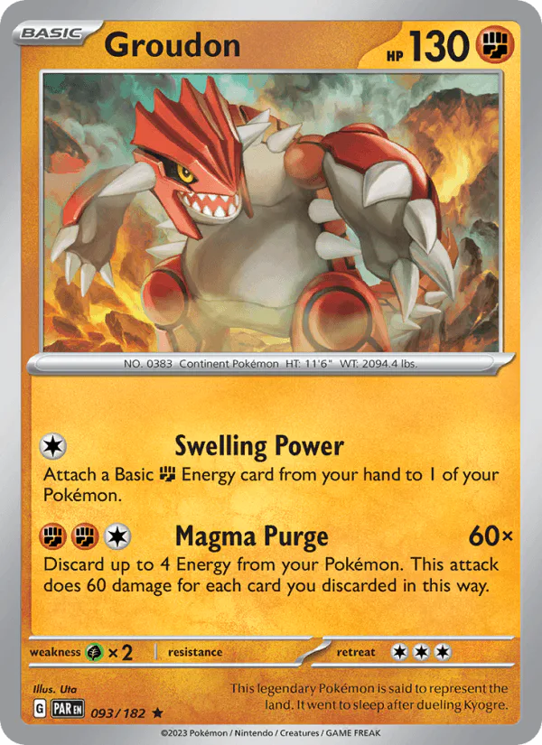 Groudon 093/182 Paradox Rift – NM