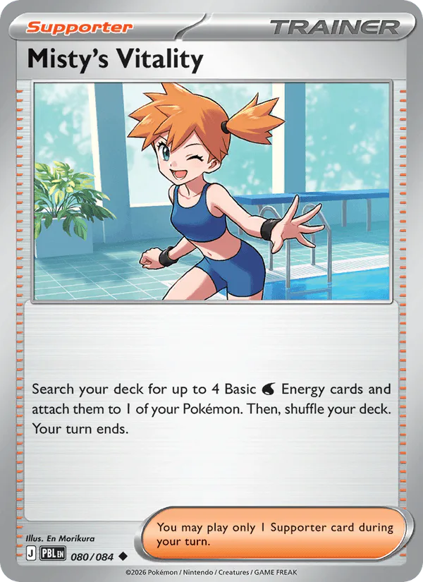 Misty's Vitality 080/084 Pitch Black Reverse Holo – NM