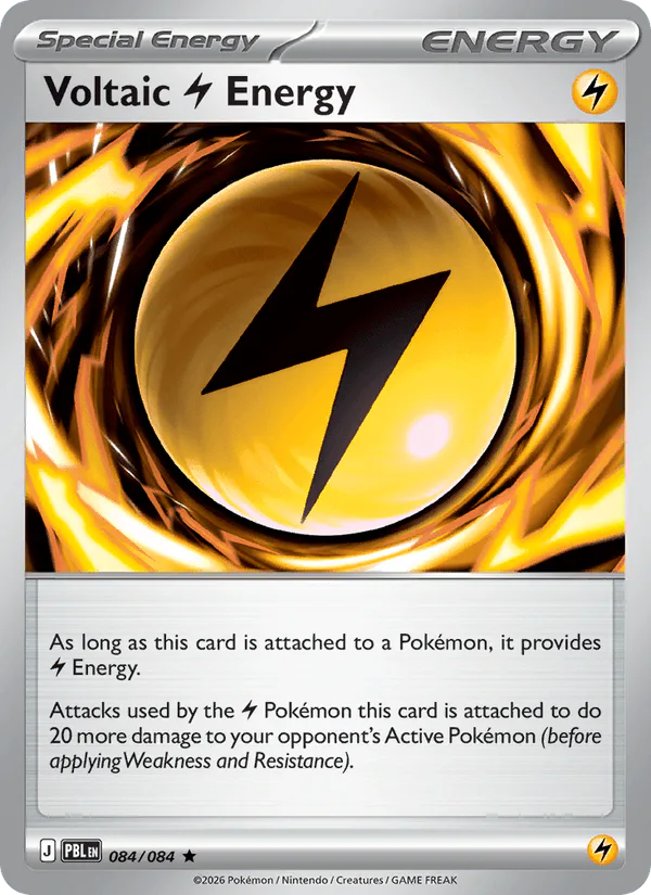 Voltaic Lightning Energy 084/084 Pitch Black – NM