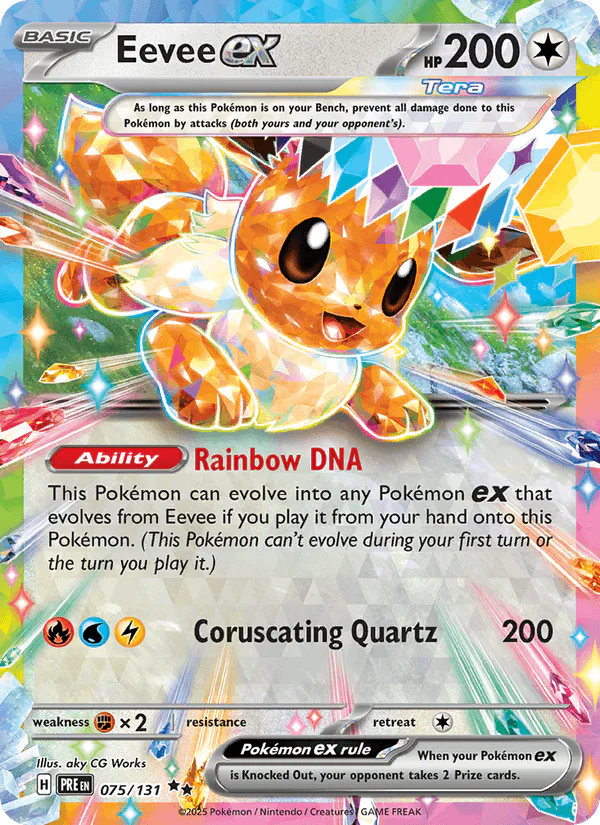 Eevee ex 075/131 Prismatic Evolutions – NM