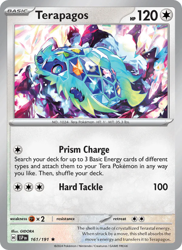 Terapagos 161/191 Surging Sparks – NM