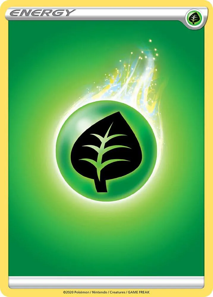 Grass Energy Sword & Shield Reverse Holo – NM